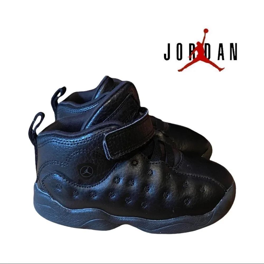 Jordan Jumpman Team II (TD) Black Toddler Tennis Shoes Sneakers 8C